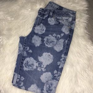 Lauren Conrad Floral Print Jeans